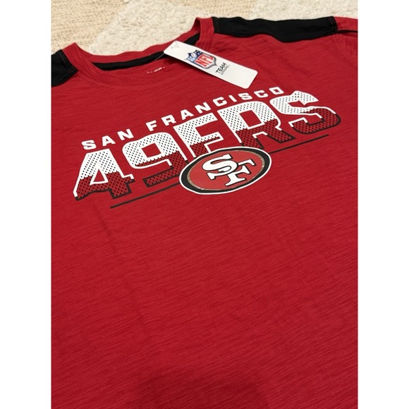 NWT NFL Team Apparel San Francisco 49er's Men's Short Sleeve Shirt Football - Picture 2 of 7